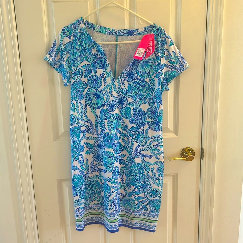 Lilly Pillitzer Sophiletta dress pattern “Shell me you Love me”